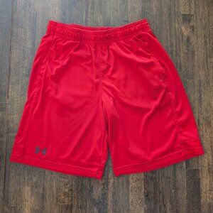 *3/$25* Boy's Under Armour Red Athletic Shorts with pockets - Size Youth XL